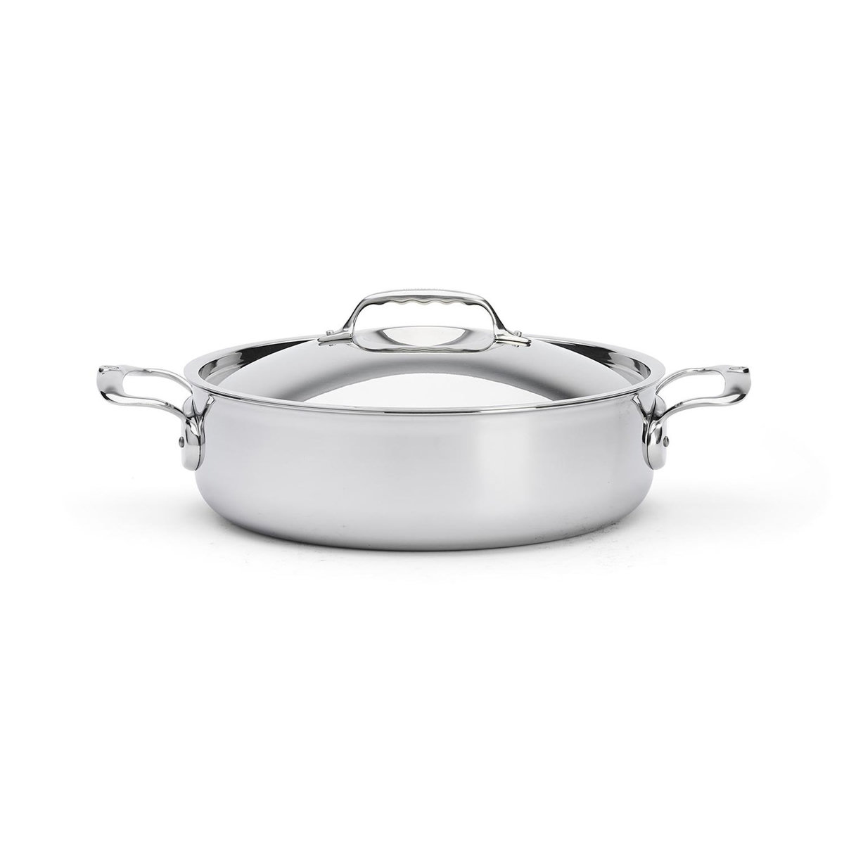 De buyer Sauteuse 28cm inox avec couvercle - 3741.28