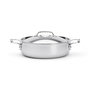 Voir la diapositive 2 : De buyer Sauteuse 28cm inox avec couvercle - 3741.28