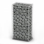 Voir la diapositive 1 : VIDAXL Panier de gabion avec couvercle Fil galvanise 100x50x30 cm