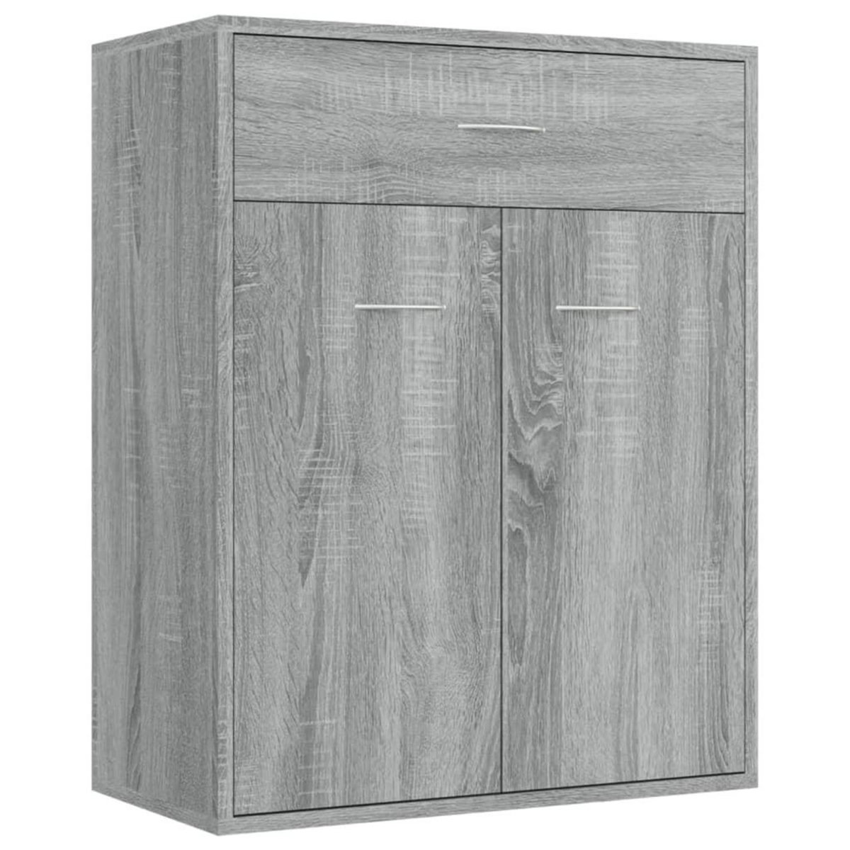 VIDAXL Buffet Sonoma gris 60x30x75 cm Bois d'ingenierie