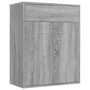 Voir la diapositive 2 : VIDAXL Buffet Sonoma gris 60x30x75 cm Bois d'ingenierie