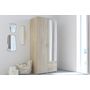 Voir la diapositive 5 : Armoire 2 portes L81cm 1 miroir DAISY