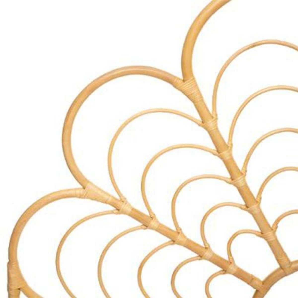 ATMOSPHERA Tête de Lit en Rotin  Idylle Folk  140x160cm Naturel