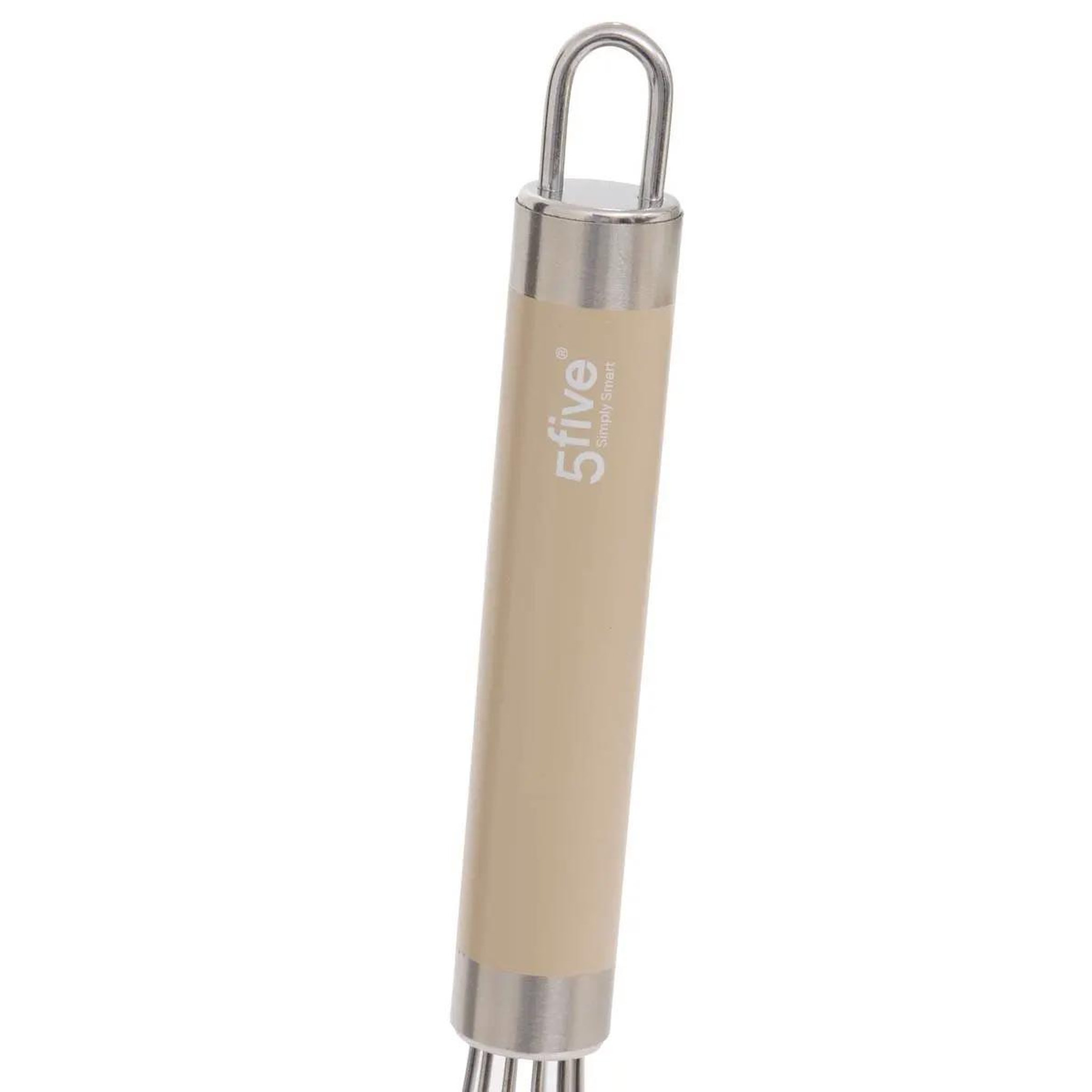 Voir la diapositive 2 : FIVE Fouet en inox  solstice  29cm beige