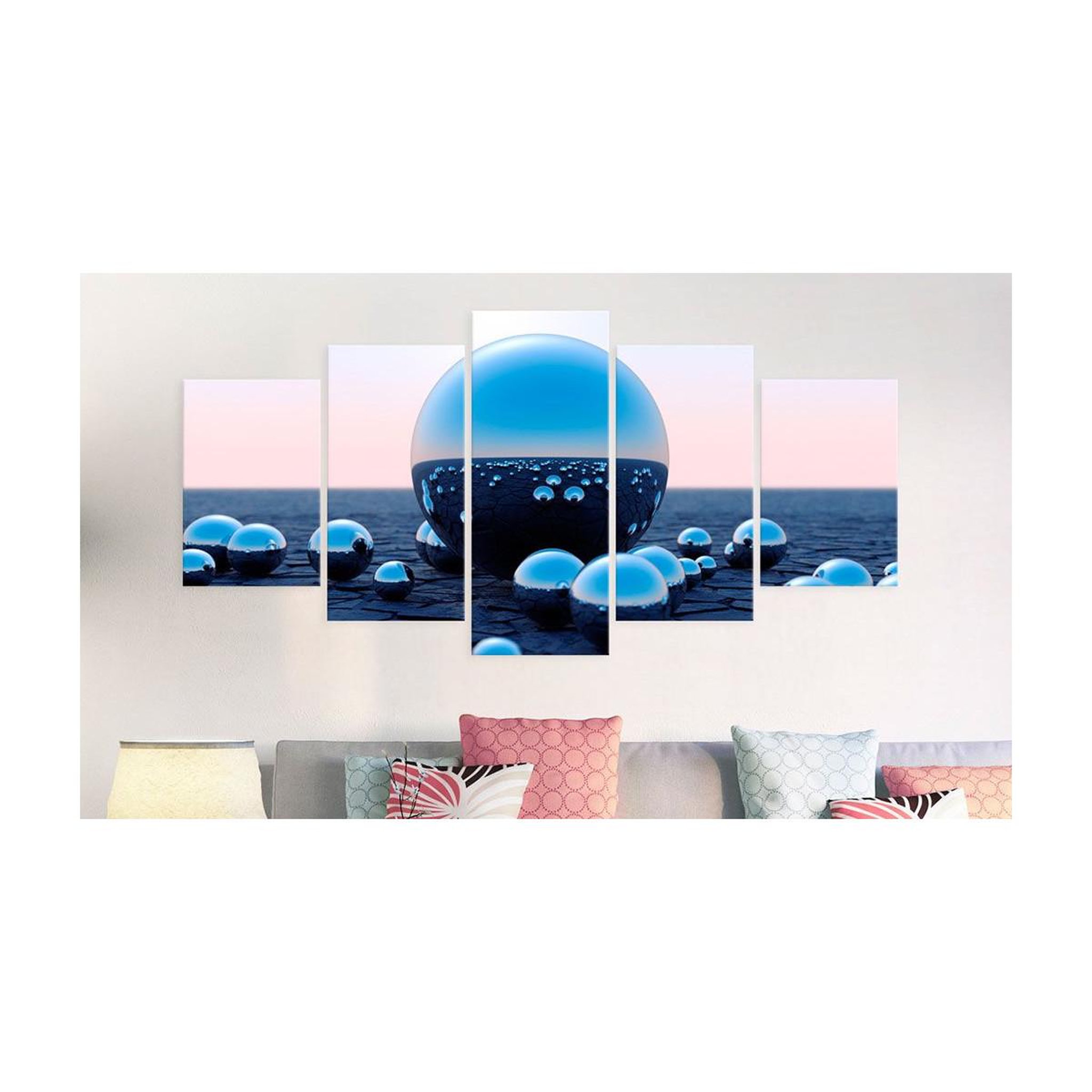 Voir la diapositive 2 : Paris Prix Tableau imprimé  floating balls