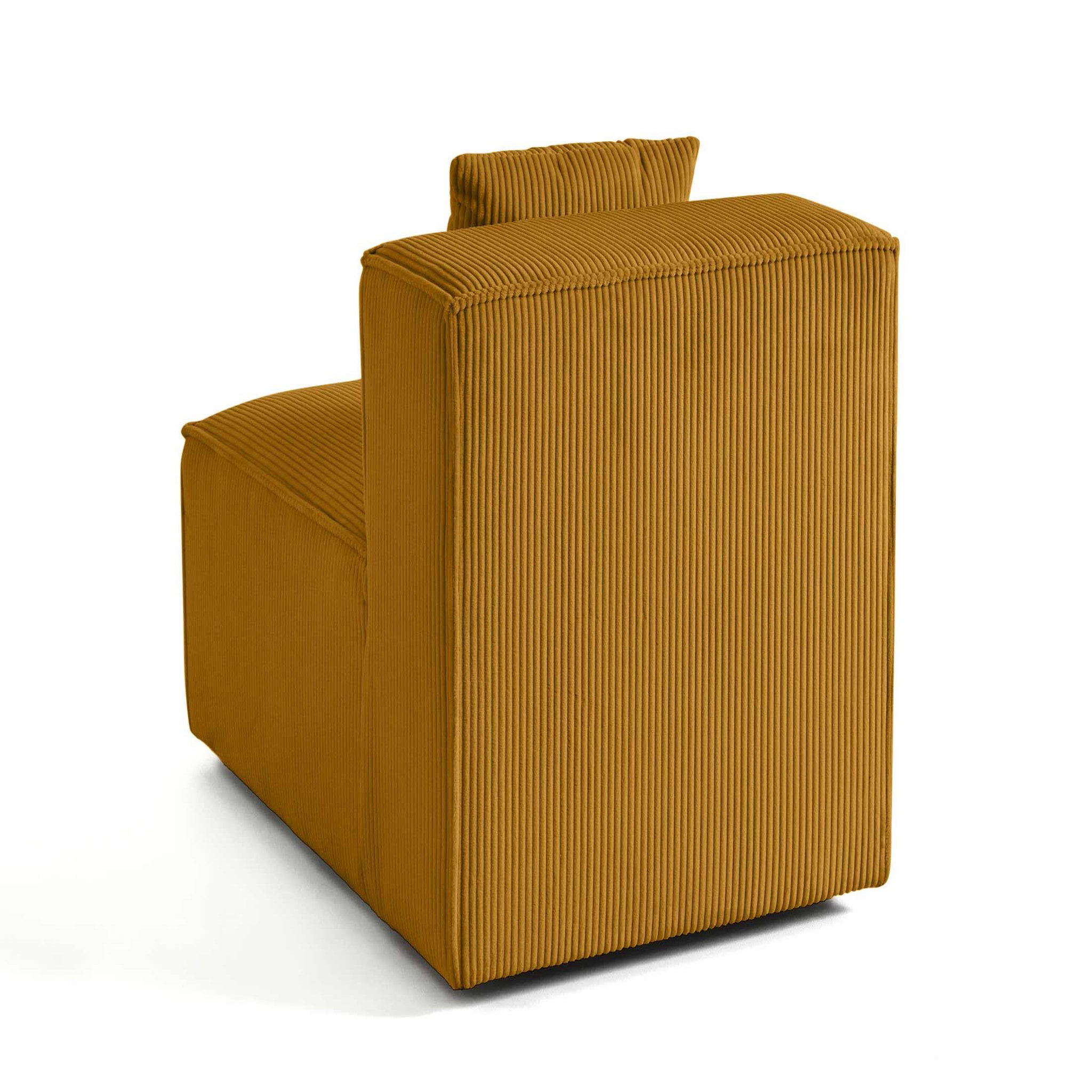 Voir la diapositive 4 : BEST MOBILIER Arty - module d'assise - en velours côtelé
