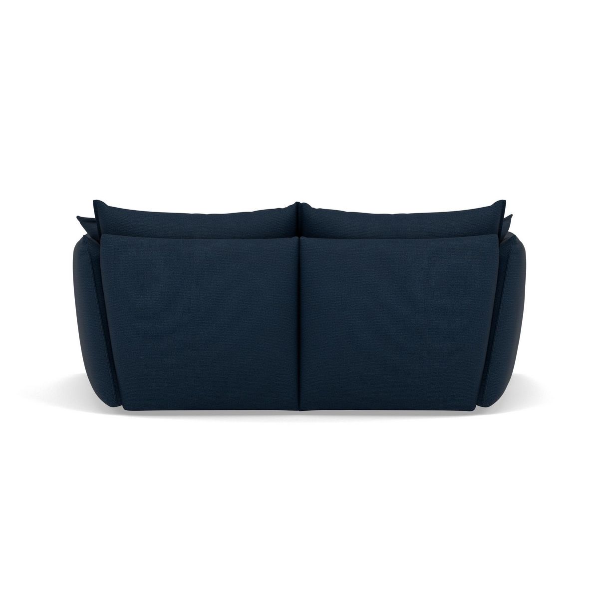 LISA DESIGN Cassiopee - canapé droit 3 places assise profonde en tissu texturé