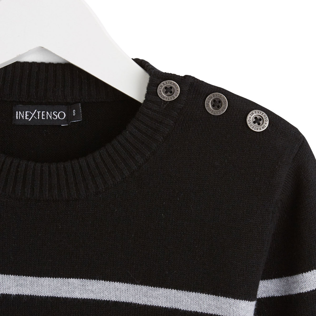 IN EXTENSO Pull marinière garçon