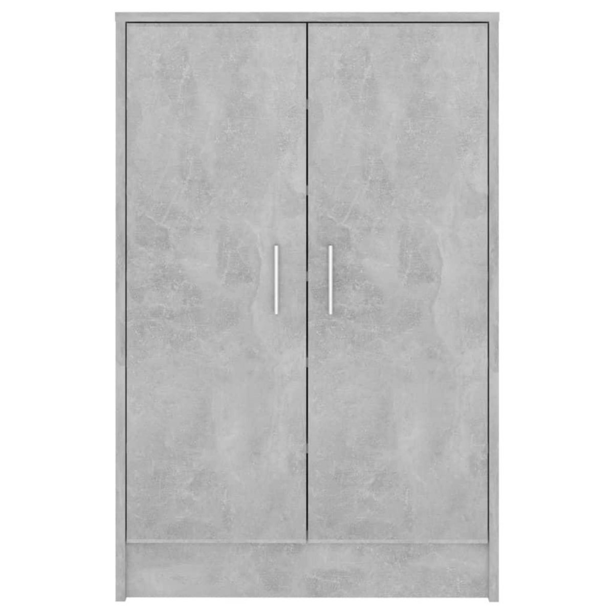 VIDAXL Armoire a chaussures Gris beton 60x35x92 cm Bois d'ingenierie