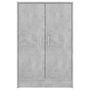 Voir la diapositive 5 : VIDAXL Armoire a chaussures Gris beton 60x35x92 cm Bois d'ingenierie