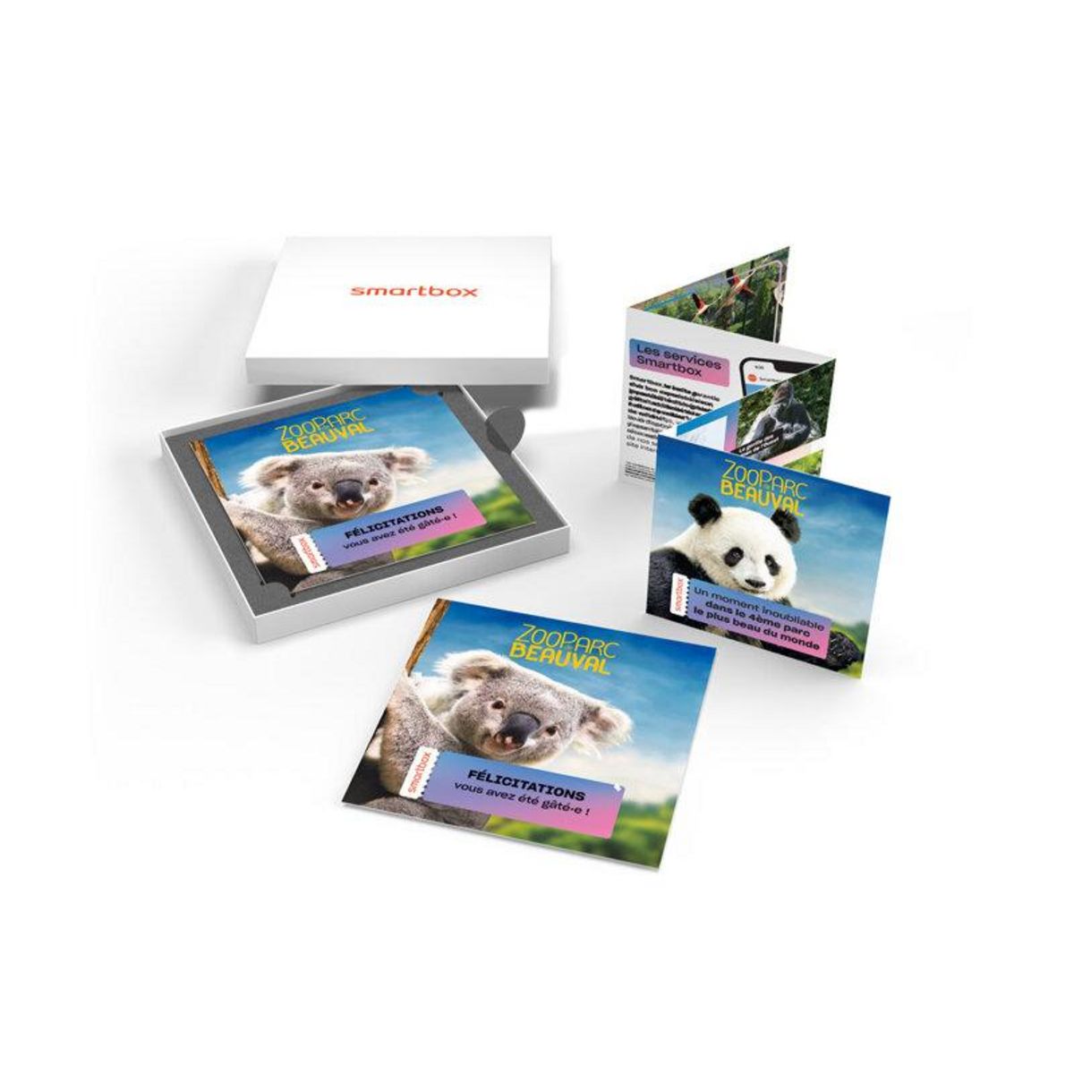 Smartbox Séjour au ZooParc de Beauval en 2025 - Coffret Cadeau Séjour