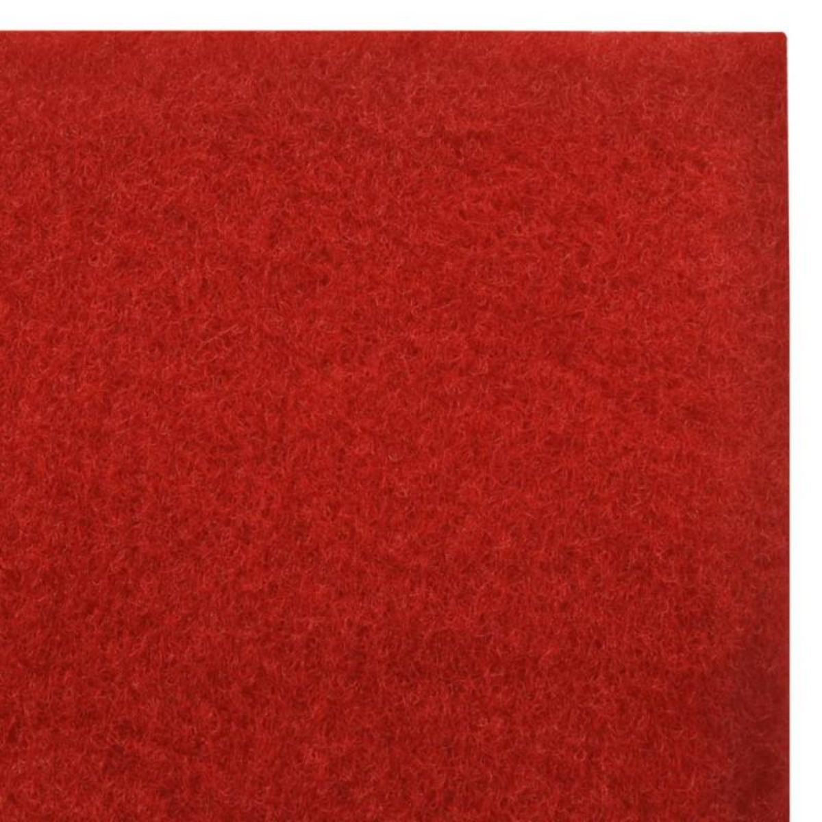 VIDAXL Tapis rouge 1 x 10 m 400 g/m^2