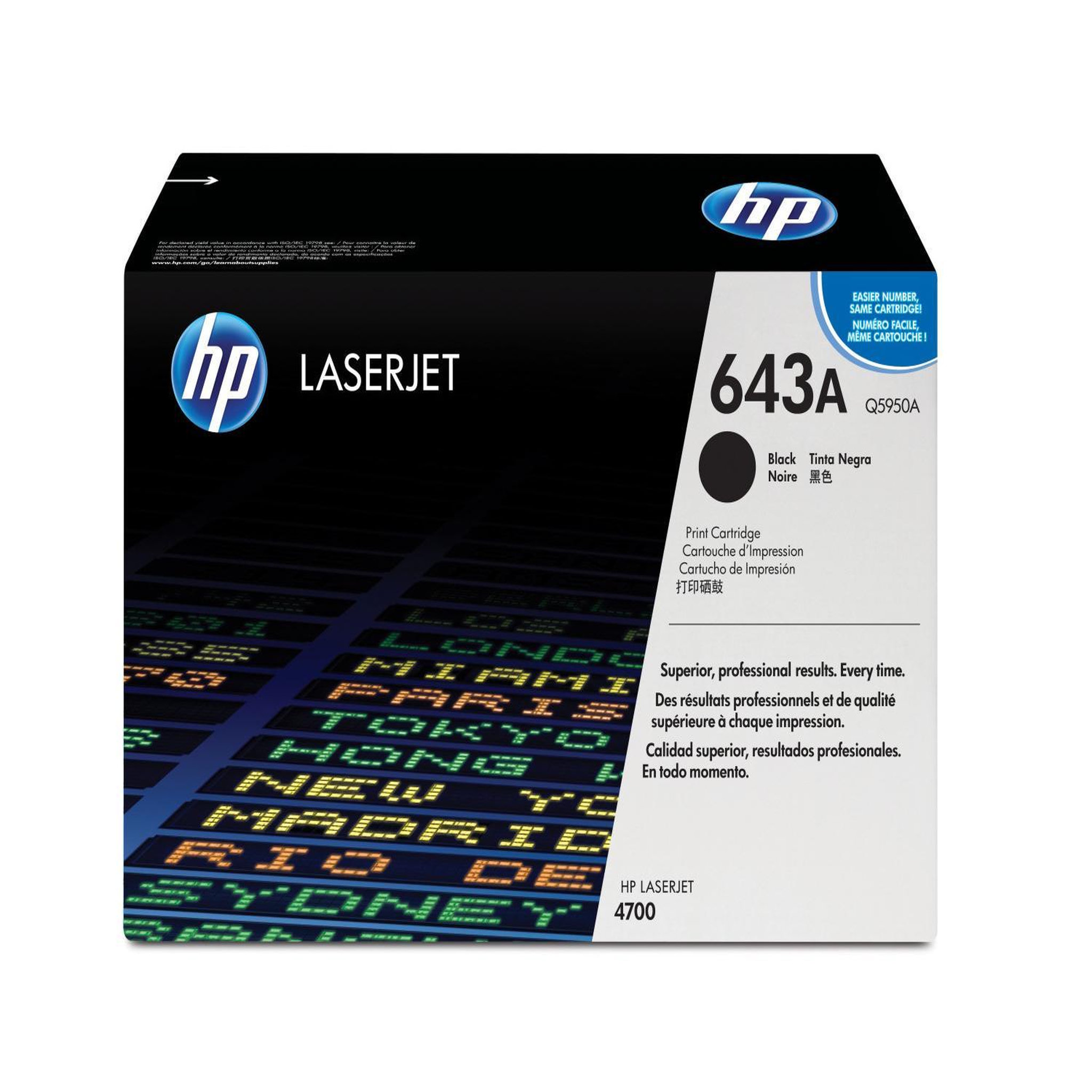 Voir la diapositive 2 : HP Hp 643a toner laserjet noir authentique