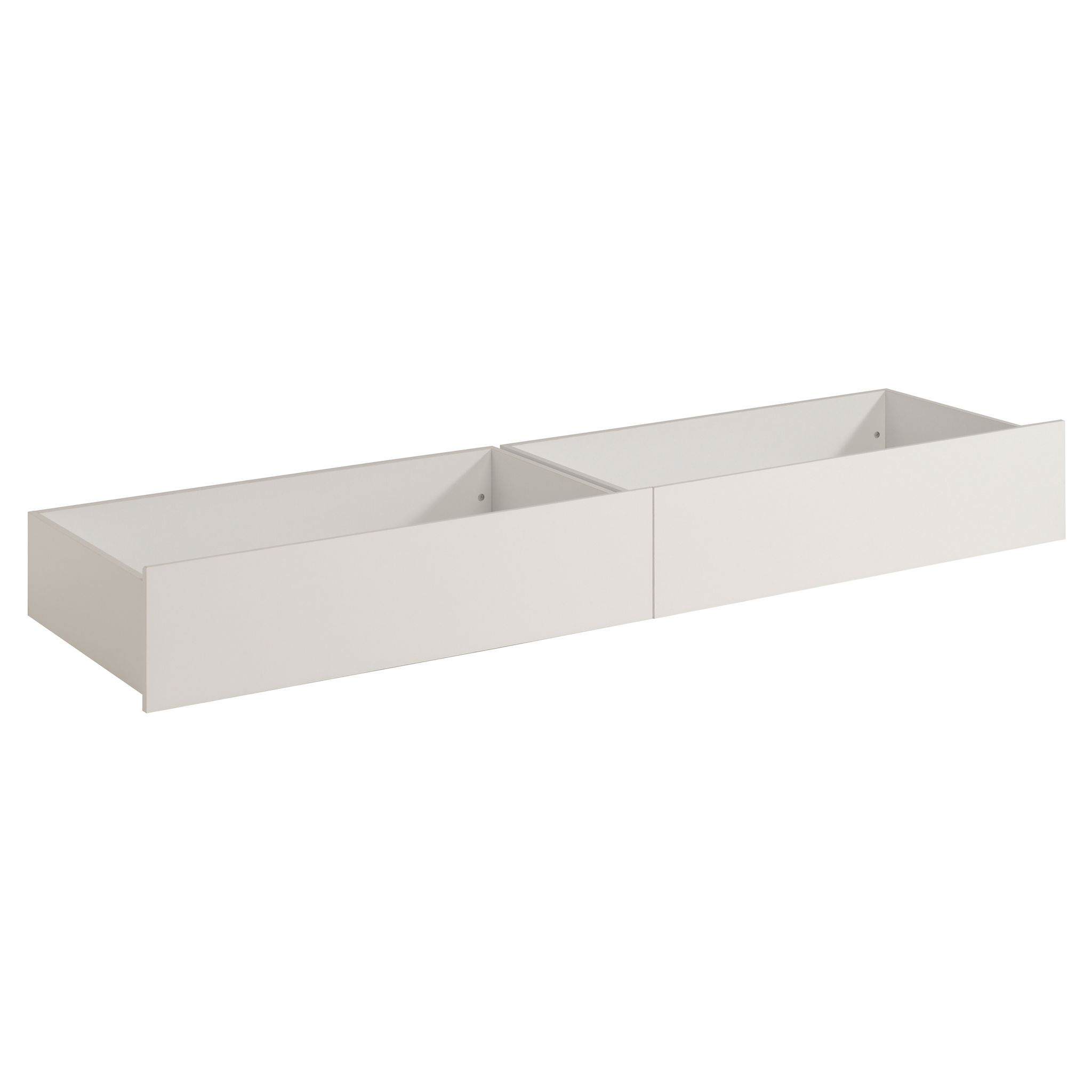 Lot de 2 tiroirs pour lit banquette 90x190/200cm NIGHT. Coloris disponibles : Bois, Blanc