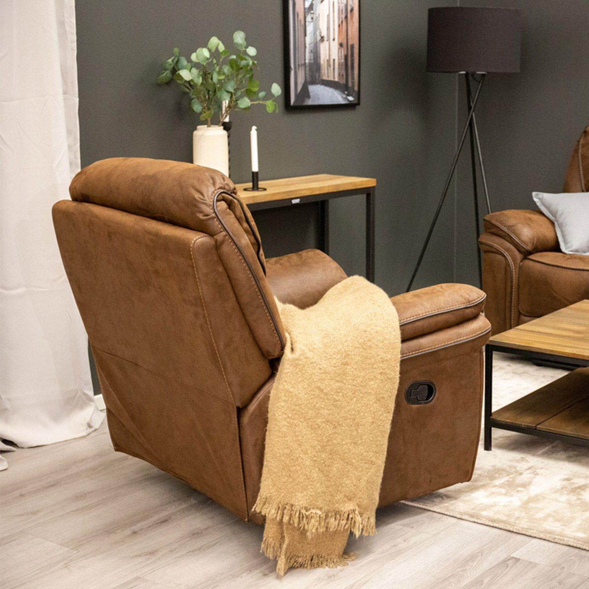 Voir la diapositive 5 : Paris Prix Fauteuil de relaxation  saranda  99cm marron