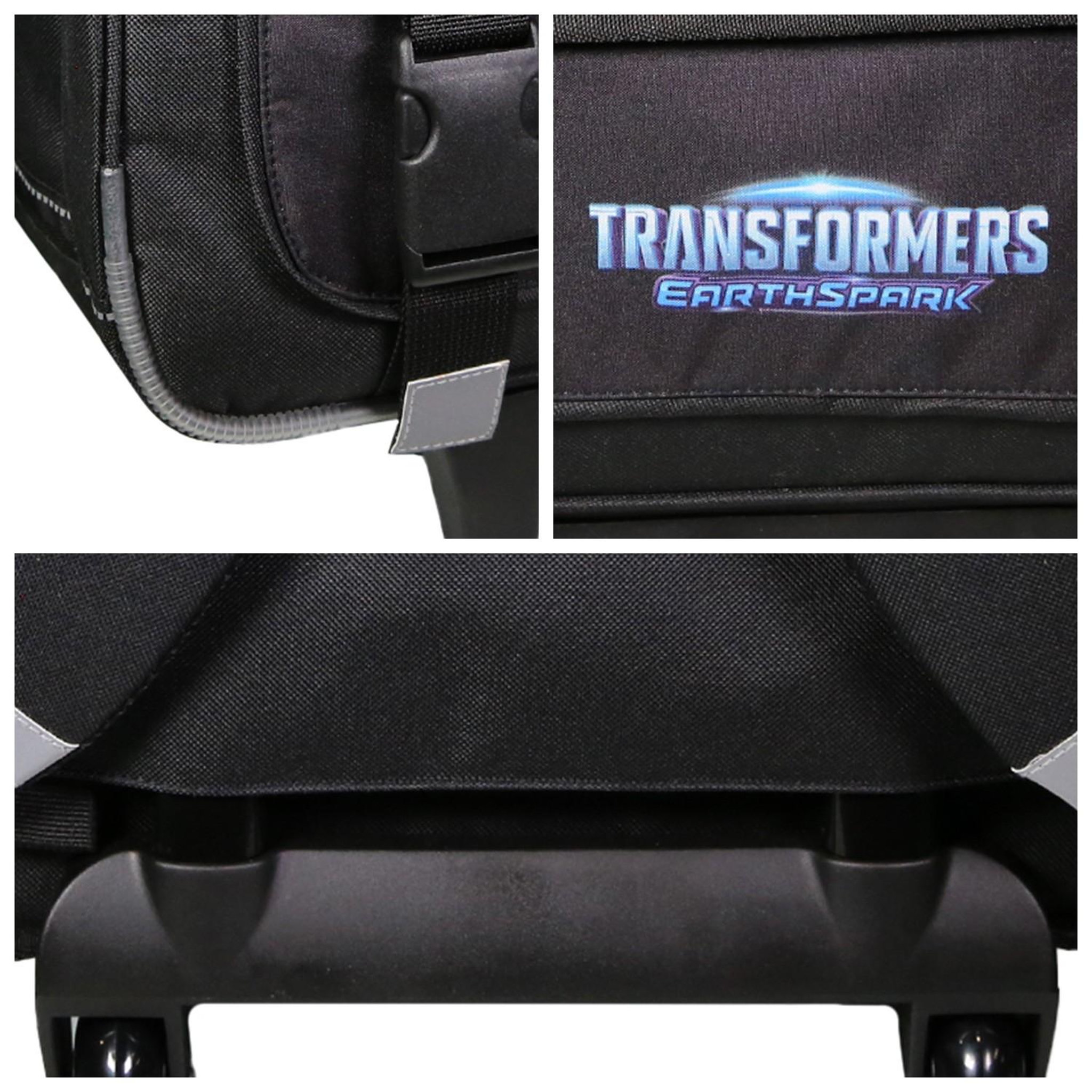 Voir la diapositive 6 : Bagtrotter Cartable à roulettes 38 cm Transformers Noir