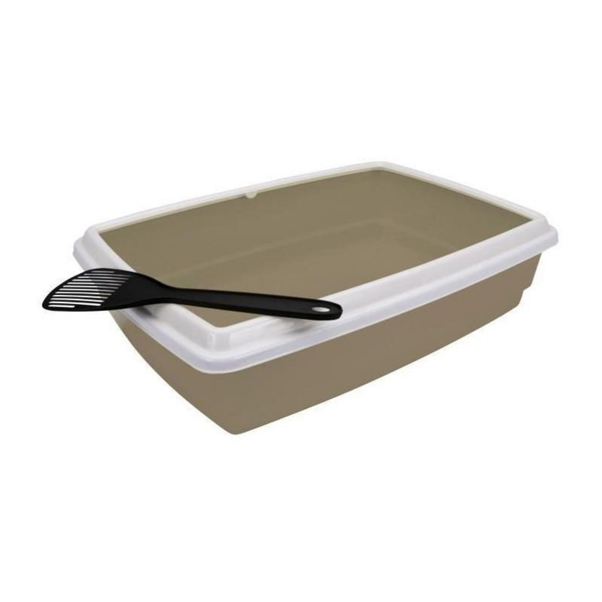 AIME AIME Bac a litiere avec rebord + Pelle - Pour chat