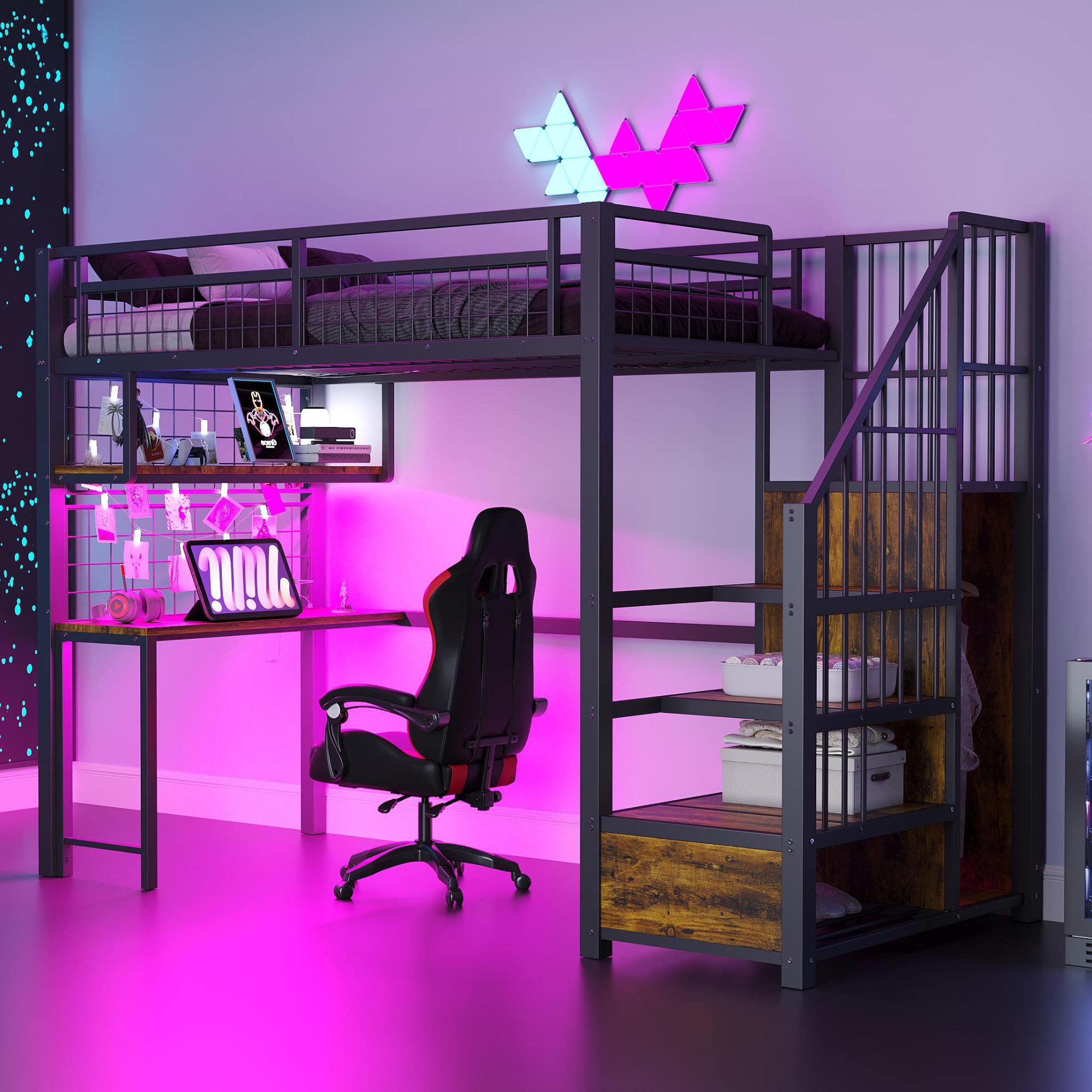 Voir la diapositive 4 : MERAX Lit mezzanine