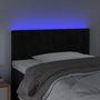 Voir la diapositive 3 : VIDAXL Tete de lit a LED Noir 80x5x78/88 cm Velours