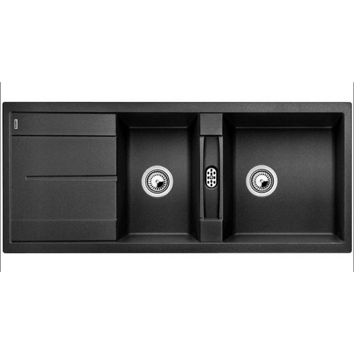 Blanco Evier à encastrer 80cm manuel anthracite avec siphon - 513267