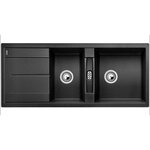 Blanco Evier à encastrer 80cm manuel anthracite avec siphon - 513267
