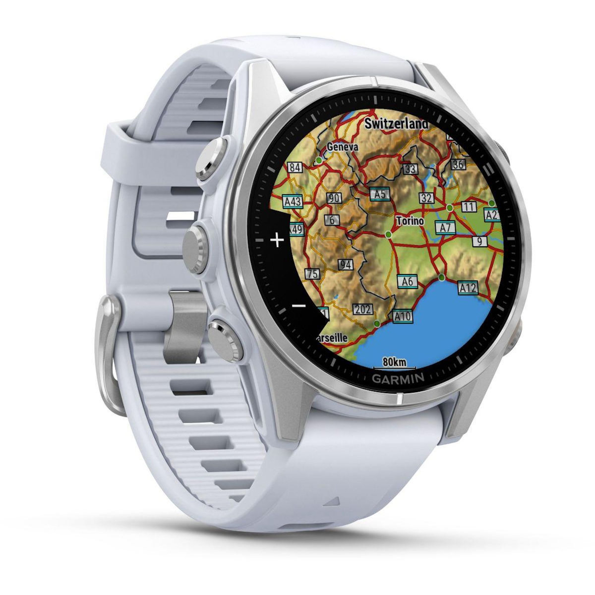 GARMIN Montre sport Fenix 8 43mm Blanc