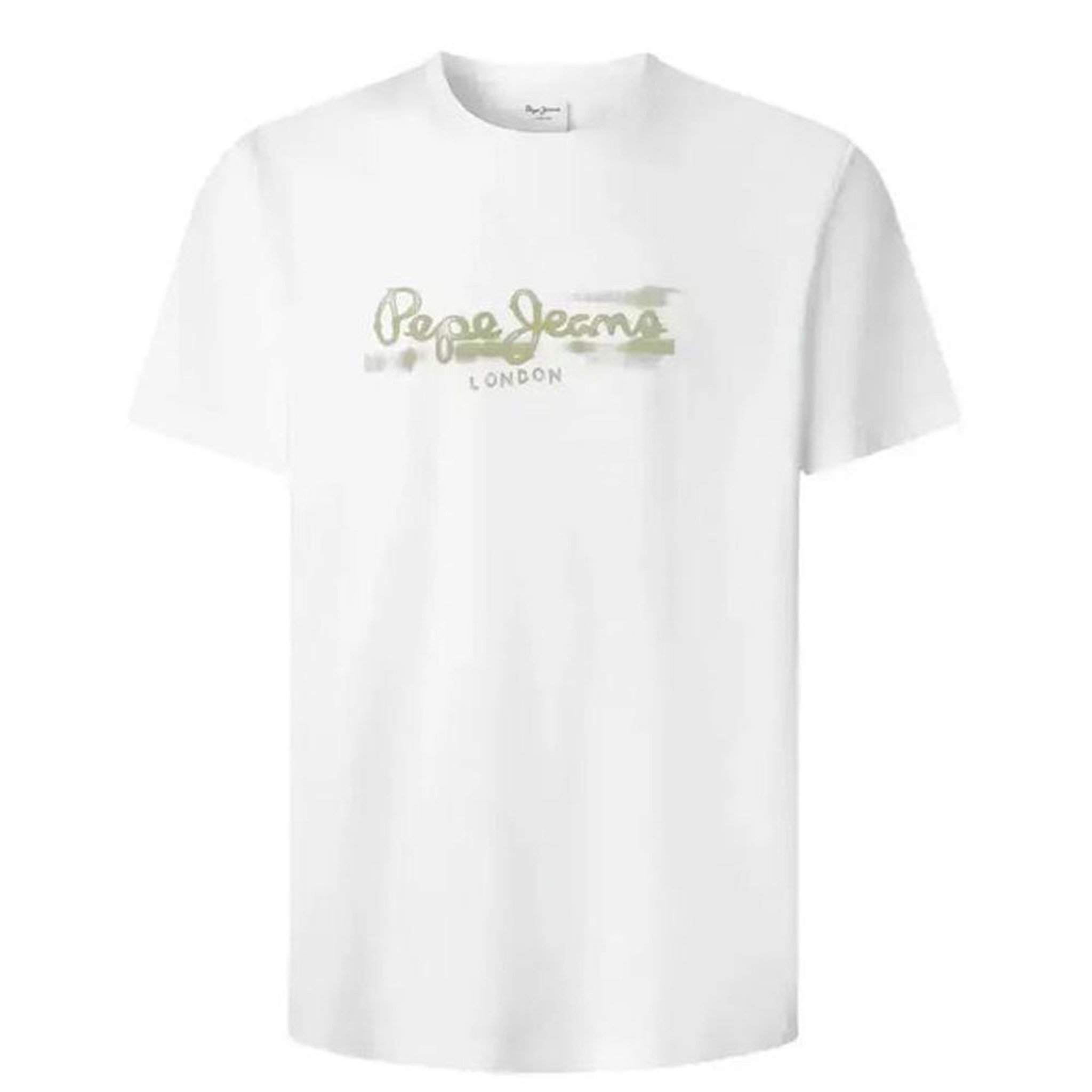 Voir la diapositive 2 : Pepe Jeans T-Shirt Blanc/Kaki Homme Pepe jeans Pjl M Nd