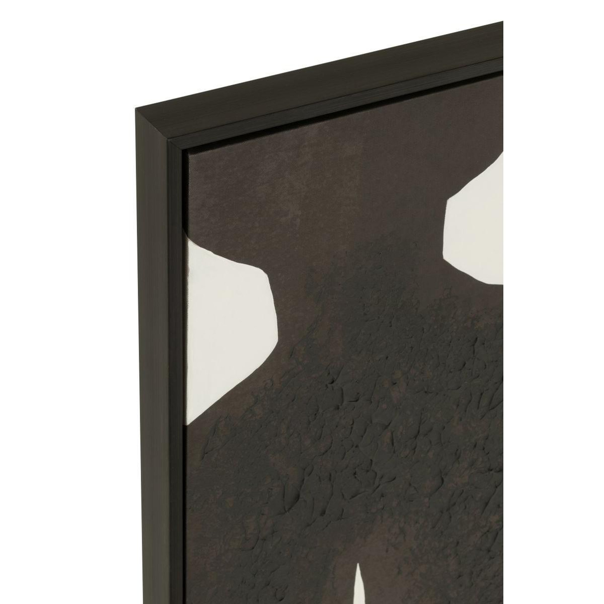 Voir la diapositive 2 : J-LINE Tableau déco  joy  83x123cm noir & blanc