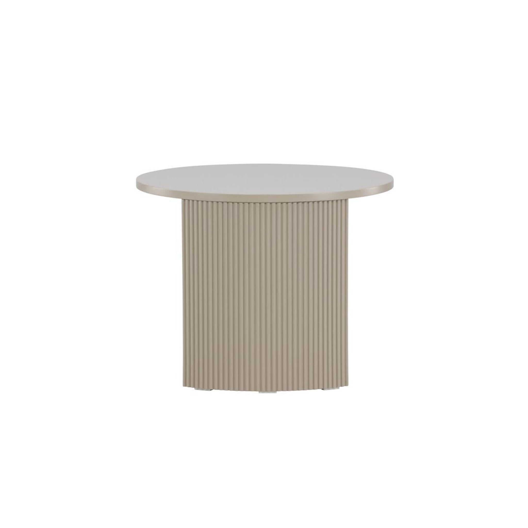 Voir la diapositive 6 : Paris Prix Table basse nervurée  bristol  60cm beige