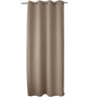 Voir la diapositive 1 : TOILINUX Rideau uni occultant avec oeillets - 140 x 240 cm
