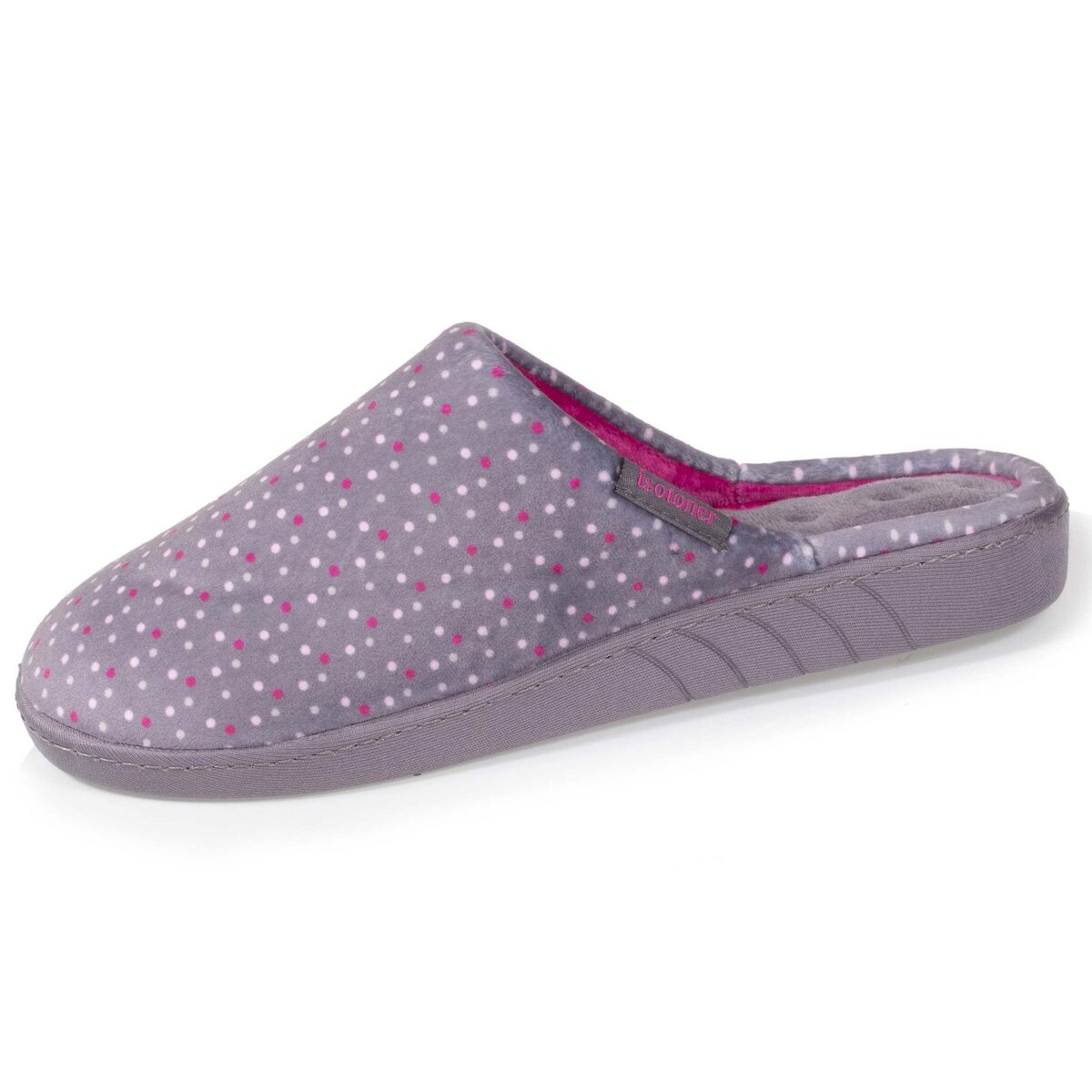 ISOTONER Isotoner Chaussons Mules femme pas cher Auchan.fr