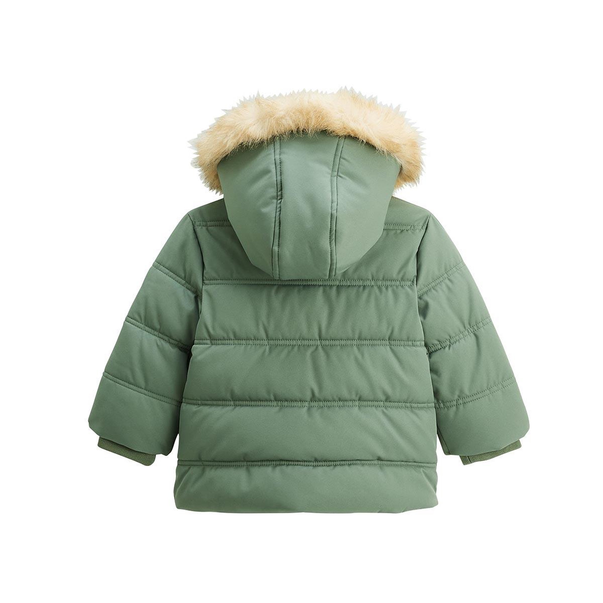 Voir la diapositive 2 : PETIT BEGUIN Doudoune enfant imperméable doublée sherpa avec capuche anouk