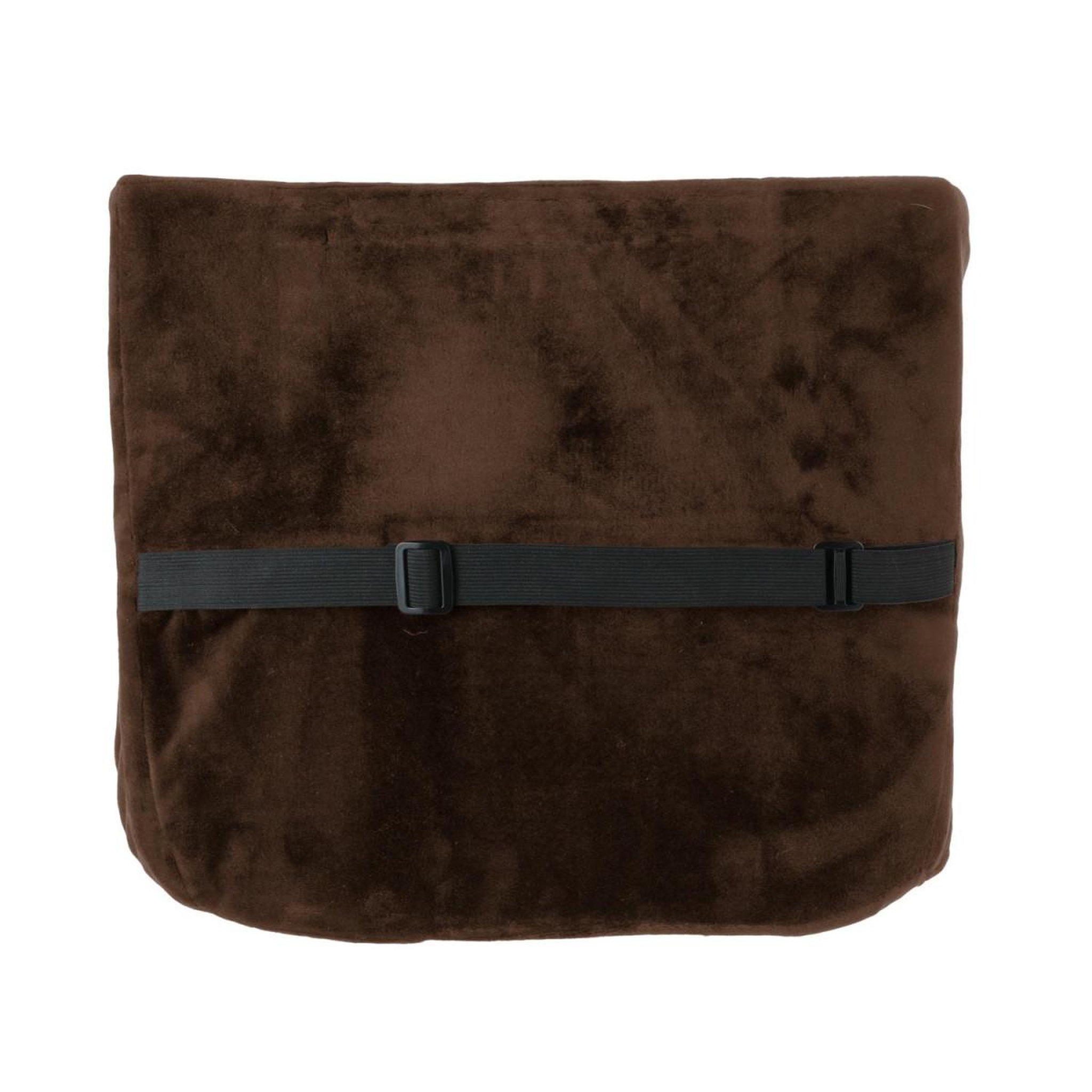 Voir la diapositive 2 : SENSLY Coussin d'assise  mémoire de forme  42cm marron