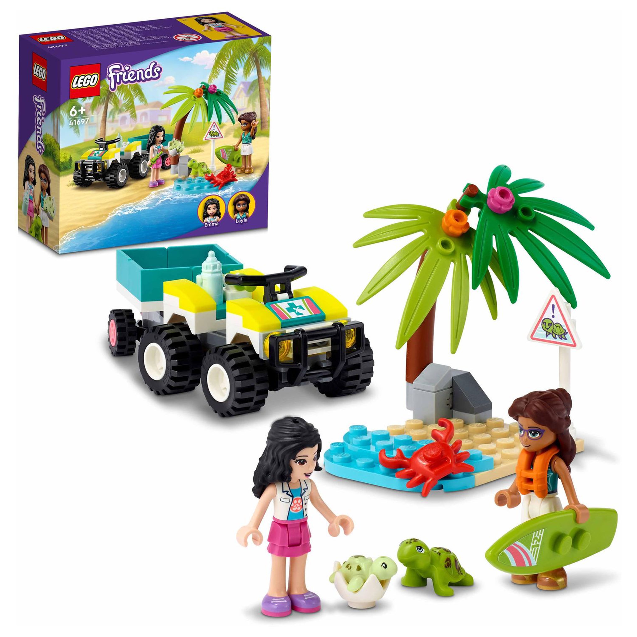 Voir la diapositive 2 : LEGO Friends 41697 - Véhicule de protection des tortues