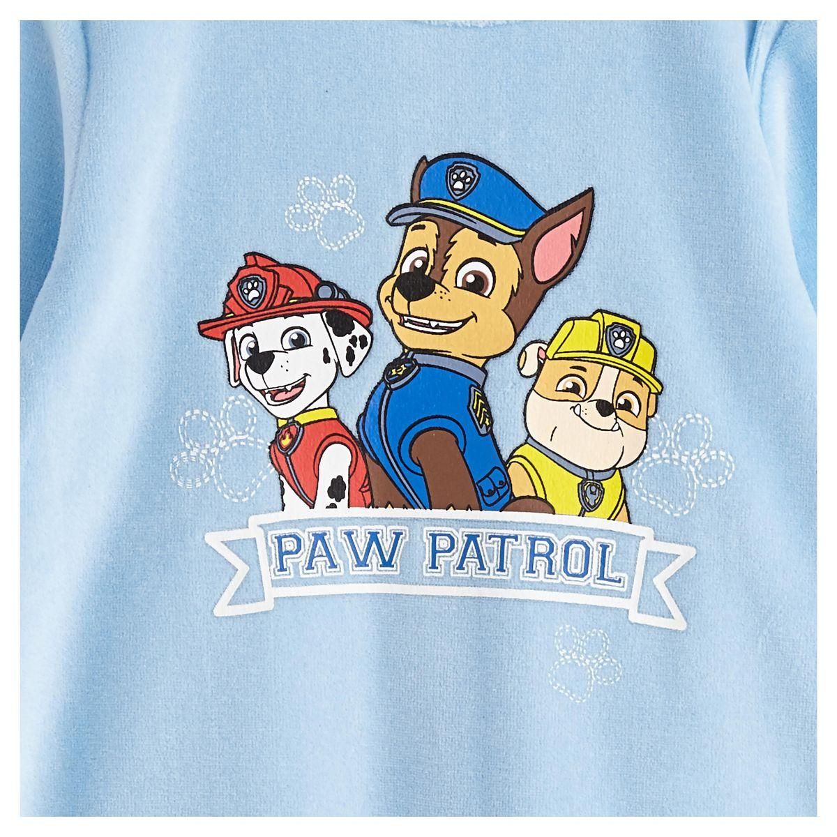 PAT PATROUILLE Dors bien velours bébé garçon