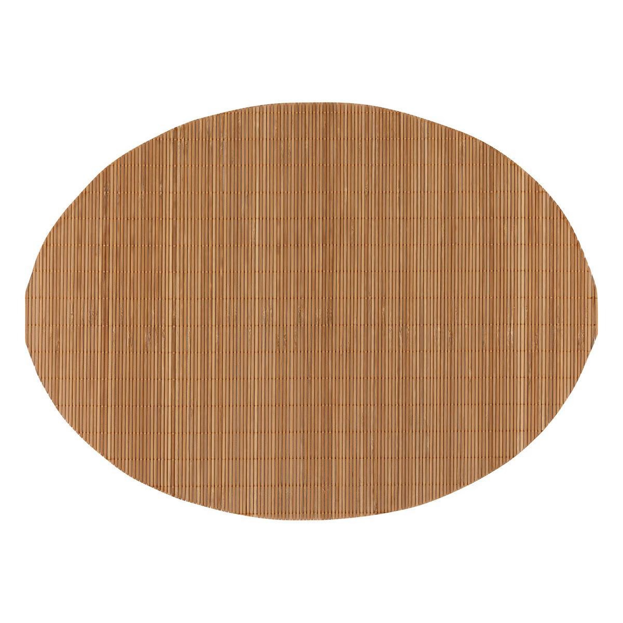 SECRET DE GOURMET Set de table ovale  bambou  35x48cm naturel