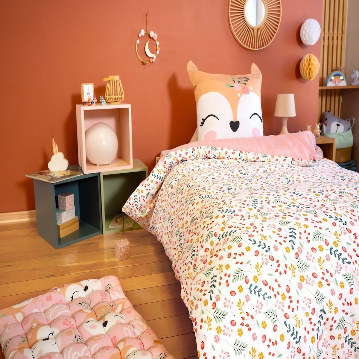 Home collection Parure De Couette 2pcs 140x200cm Microfibre Leila