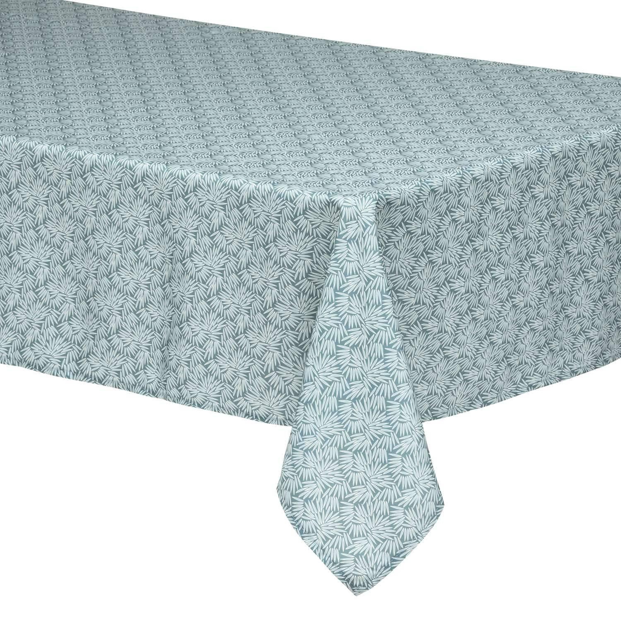 ATMOSPHERA Nappe anti-tache rectangulaire sebring - 150 x 300 cm - bleu