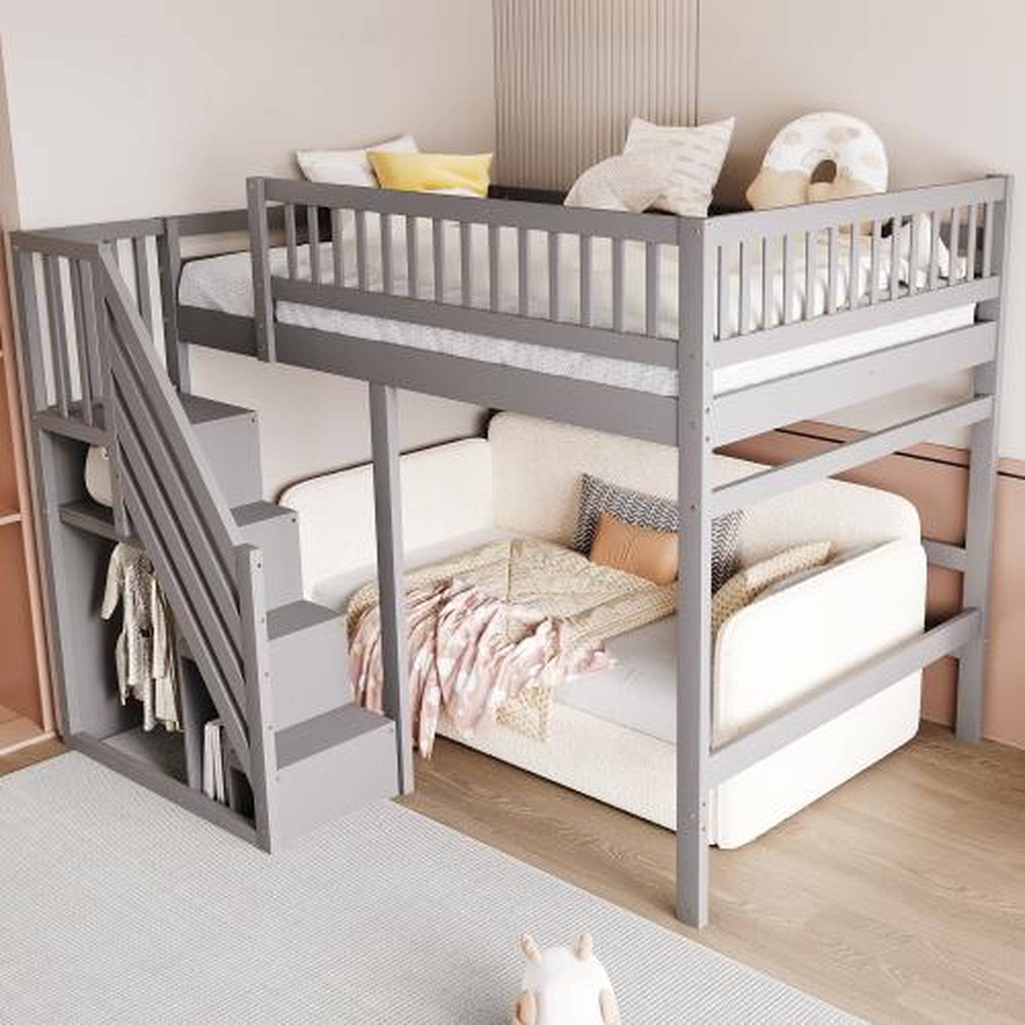 Voir la diapositive 5 : MERAX Lit mezzanine enfant