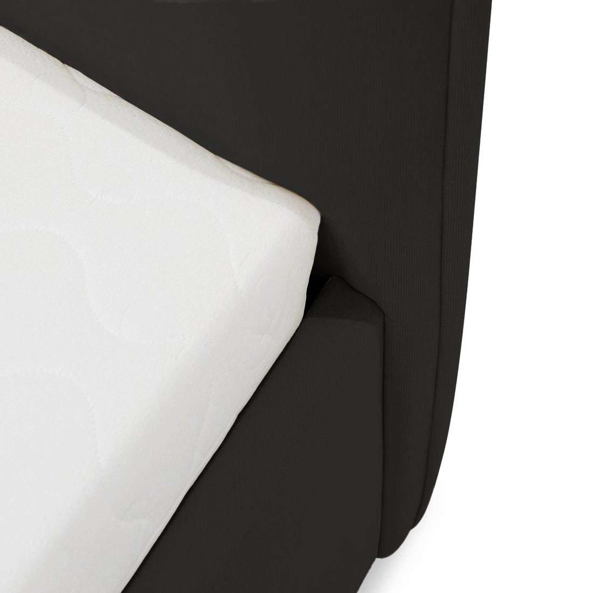 Voir la diapositive 6 : BEST MOBILIER John - lit coffre - 160x200 cm - en velours - sommier inclus