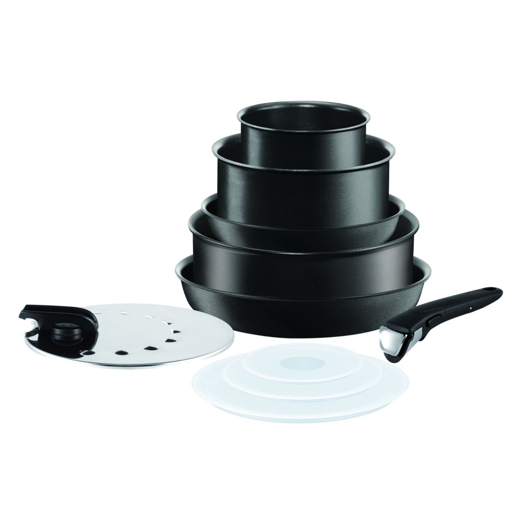 TEFAL Batterie de cuisine 10 pièces Induction INGENIO PERFORMANCE 