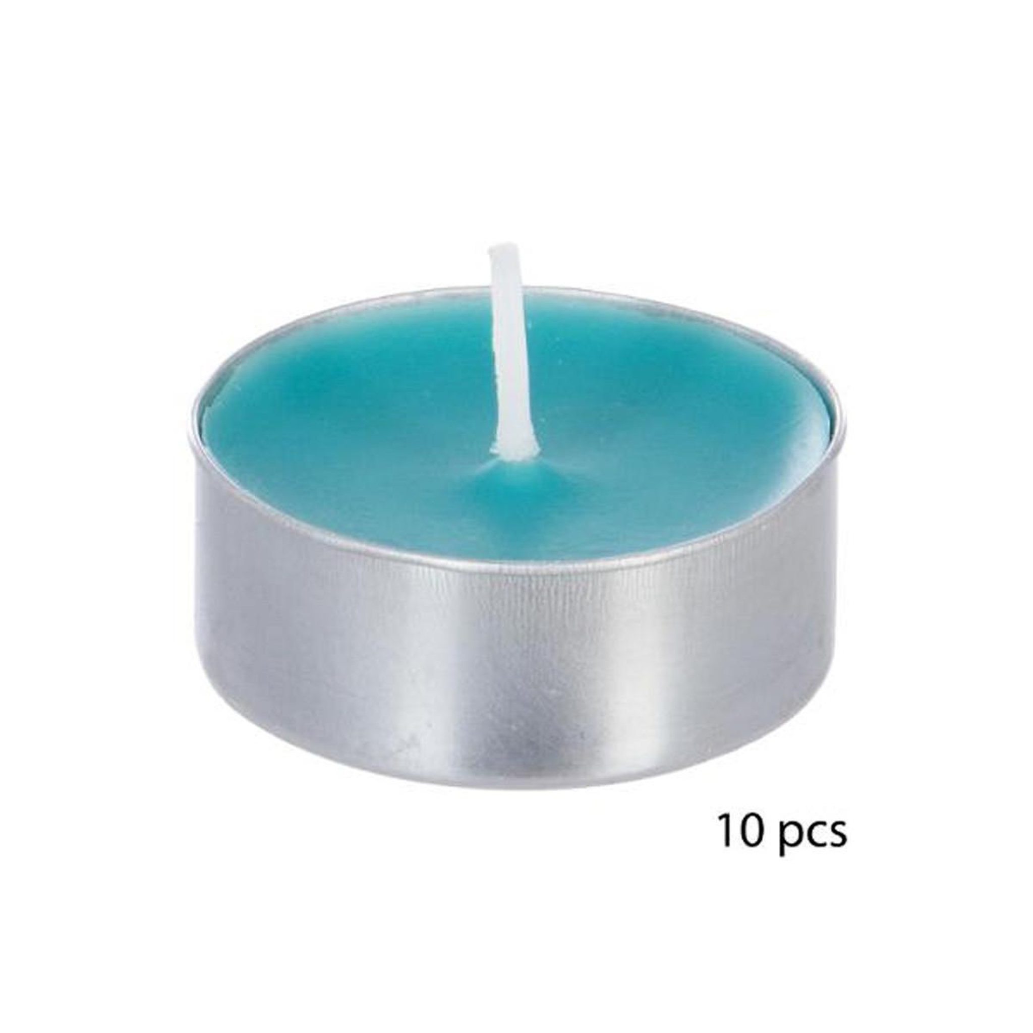 Voir la diapositive 2 : COMPTOIR DE LA BOUGIE Lot de 10 bougies chauffe-plat parfumées 3,7cm coco