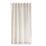 Douceur d'Intérieur Rideau Calistoga à passants plissés - 140 x 240 cm - Naturel