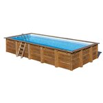 SUNBAY Piscine bois rectangulaire BRAGA 