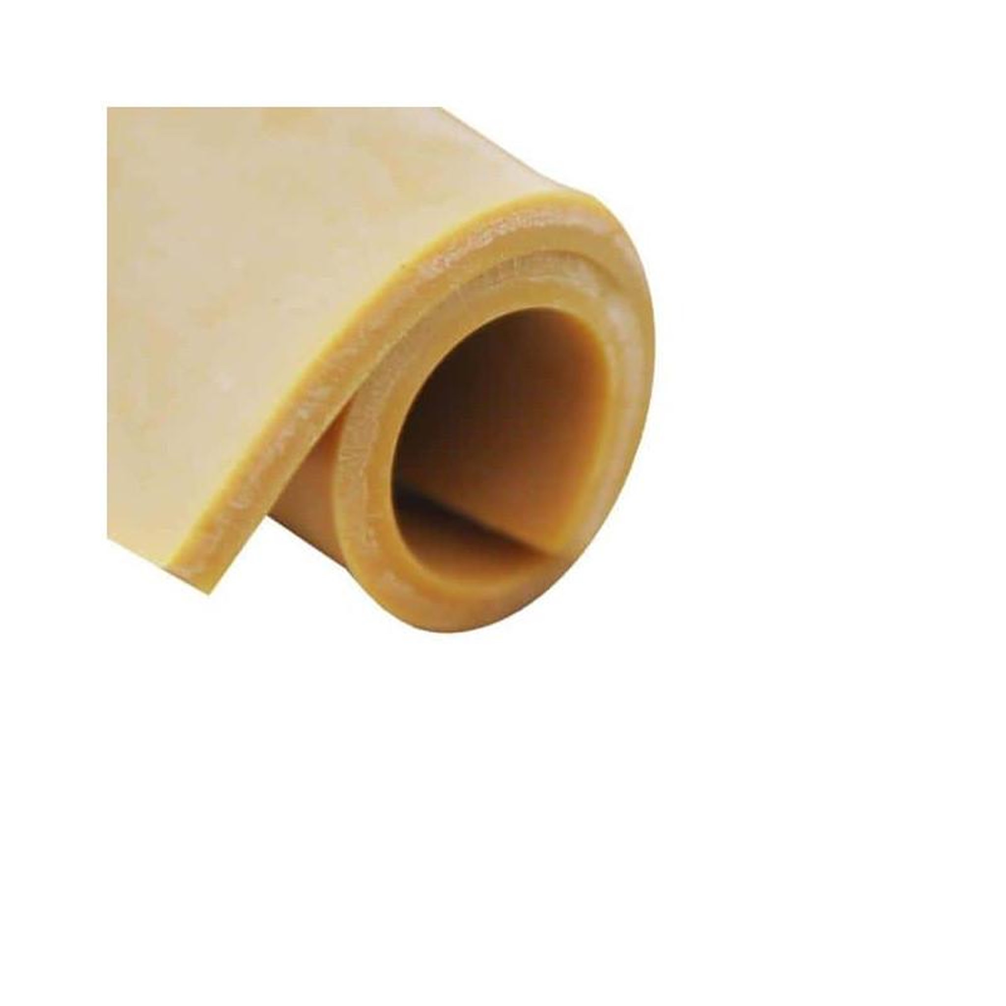 ESPACE-BRICOLAGE Feuille caoutchouc naturel para beige anti-abrasion 100x140cm épaisseur 4mm
