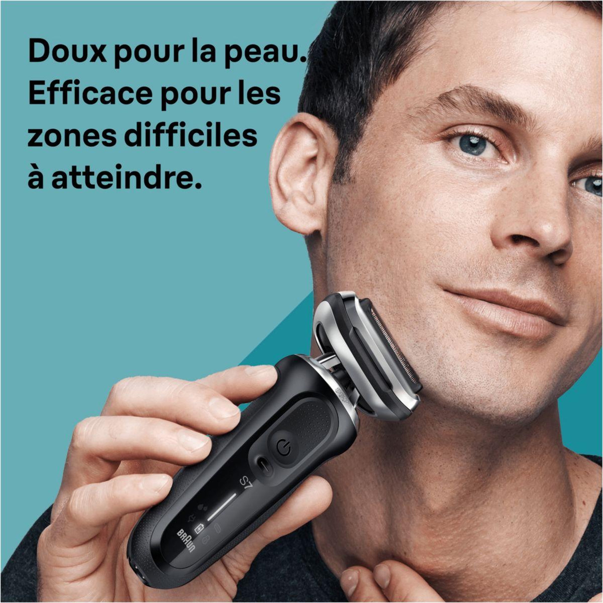 Voir la diapositive 2 : BRAUN Rasoir électrique SHAVER 71-N1200s BLK