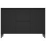 Voir la diapositive 5 : VIDAXL Buffet noir 104x35x70 cm bois d'ingenierie