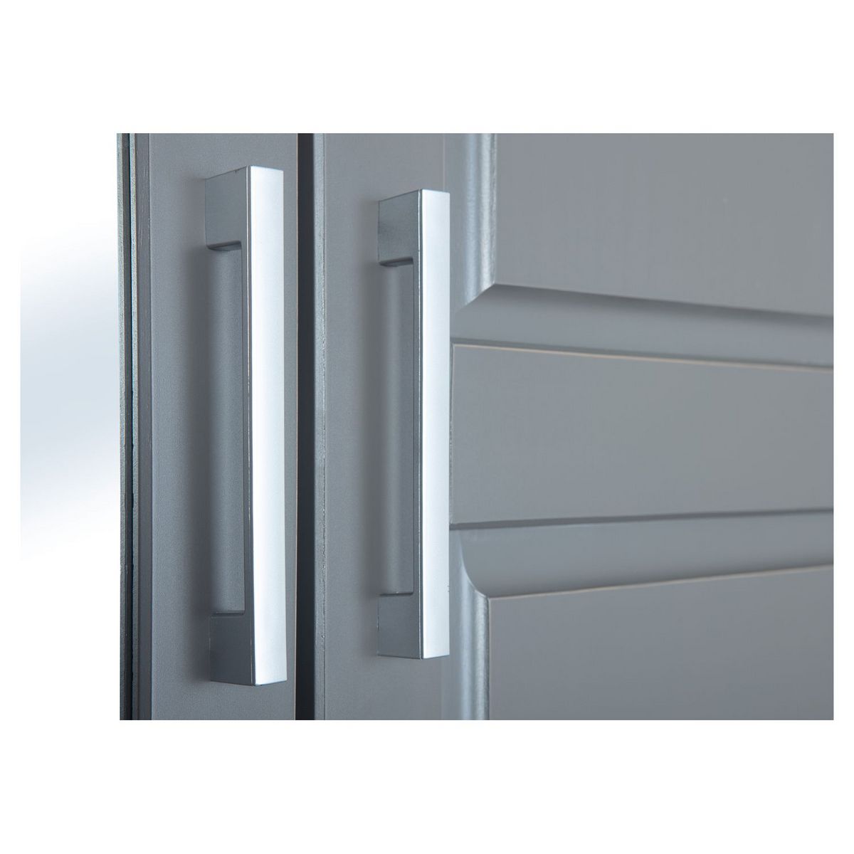 Armoire en  pin massif  3 tiroirs 3 portes +  miroir L140cm  GERALD