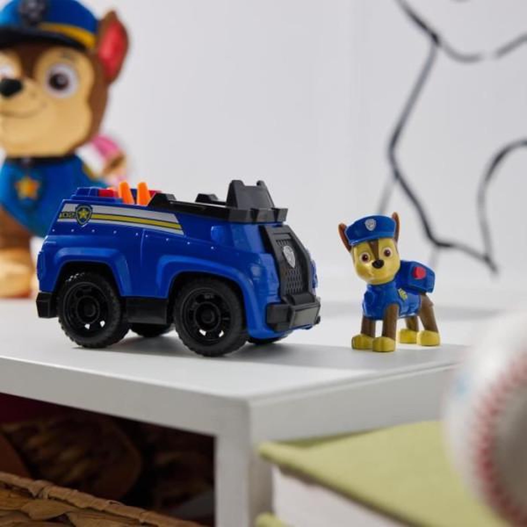 Voir la diapositive 4 : PAW PATROL Véhicule avec Figurine Chase Paw Patrol Pat'Patrouille