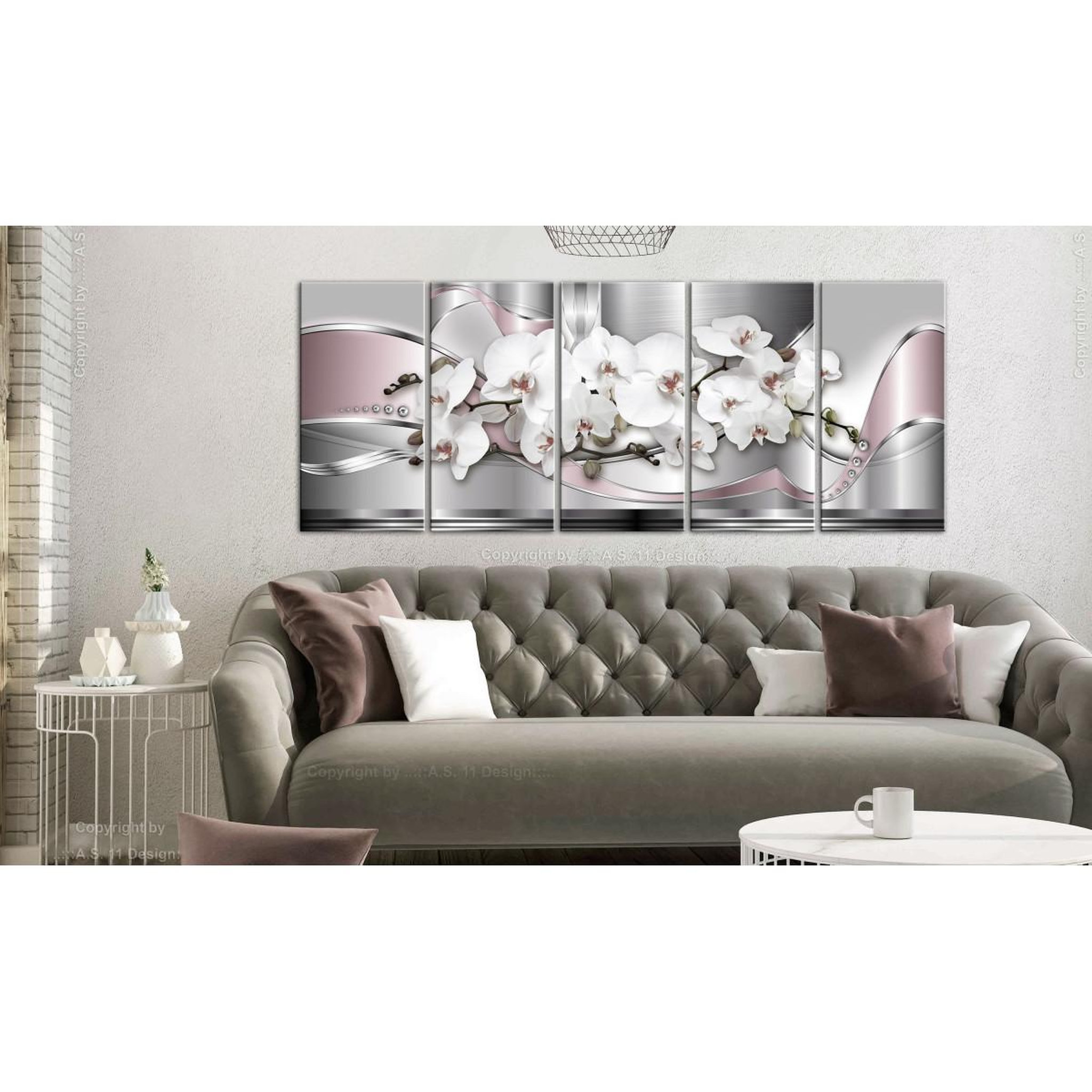 Voir la diapositive 2 : Paris Prix Tableau imprimé  floral road